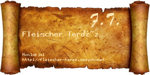 Fleischer Teréz névjegykártya